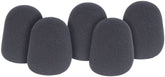 QTX Mikrofon-Windschutz/Muff für Studio und Location (x5)